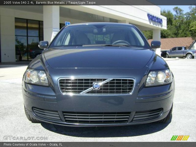 Barents Blue Metallic / Taupe/Light Taupe 2005 Volvo S40 2.4i