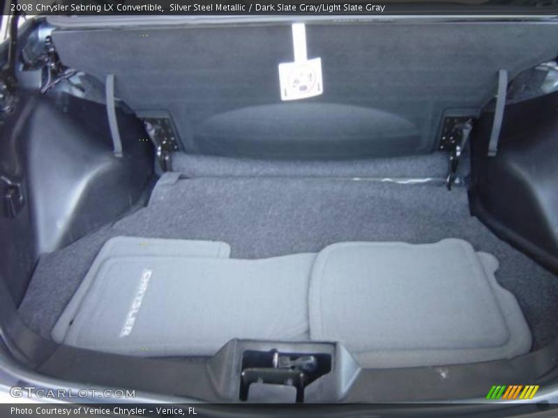 Silver Steel Metallic / Dark Slate Gray/Light Slate Gray 2008 Chrysler Sebring LX Convertible