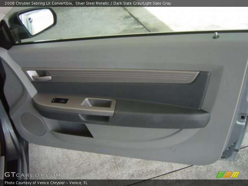Silver Steel Metallic / Dark Slate Gray/Light Slate Gray 2008 Chrysler Sebring LX Convertible