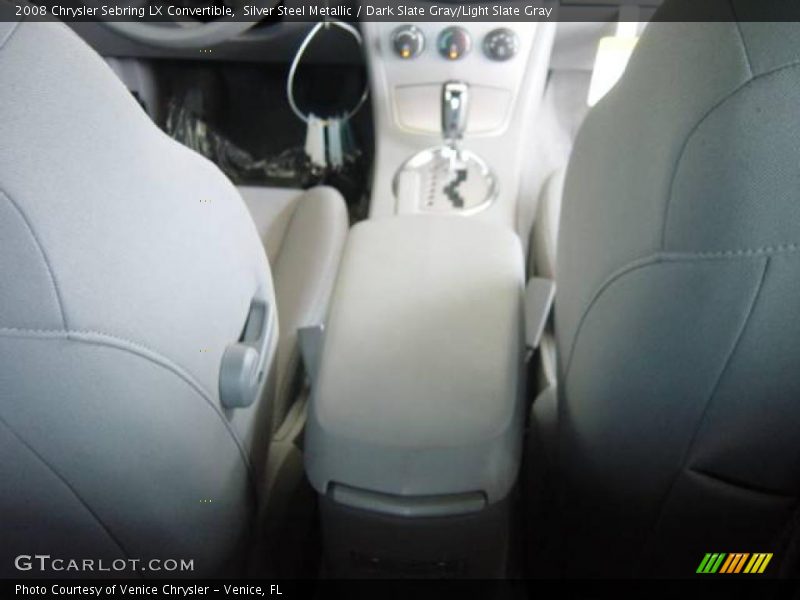 Silver Steel Metallic / Dark Slate Gray/Light Slate Gray 2008 Chrysler Sebring LX Convertible