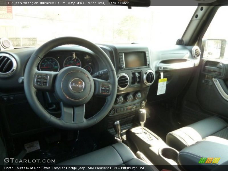 Black / Black 2012 Jeep Wrangler Unlimited Call of Duty: MW3 Edition 4x4