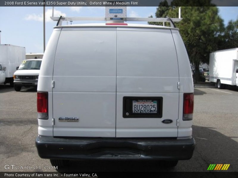 Oxford White / Medium Flint 2008 Ford E Series Van E350 Super Duty Utility