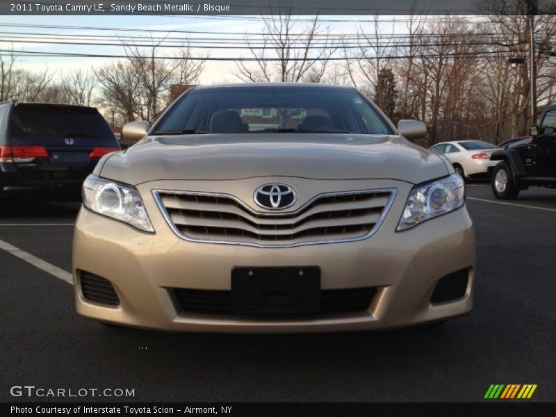 Sandy Beach Metallic / Bisque 2011 Toyota Camry LE