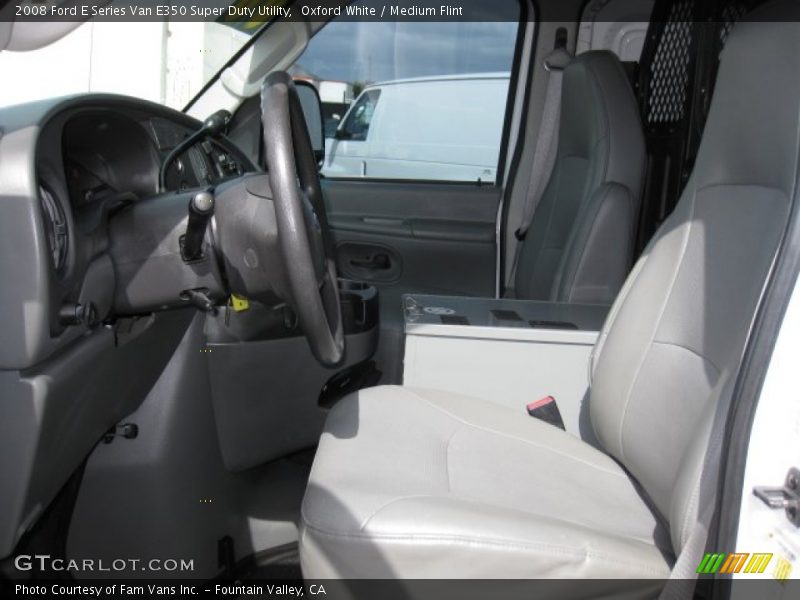 Oxford White / Medium Flint 2008 Ford E Series Van E350 Super Duty Utility