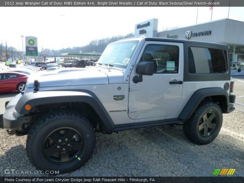  2012 Wrangler Call of Duty: MW3 Edition 4x4 Bright Silver Metallic