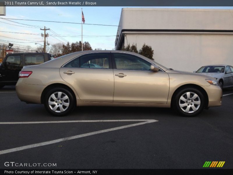 Sandy Beach Metallic / Bisque 2011 Toyota Camry LE