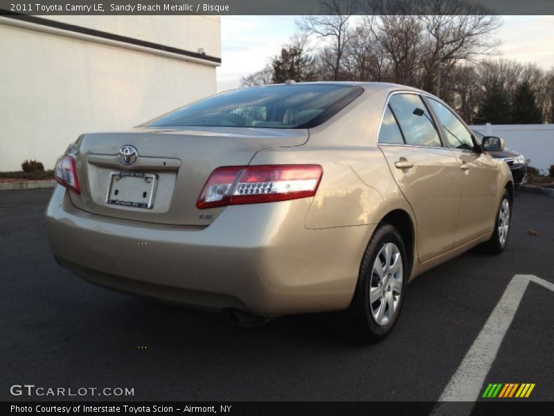 Sandy Beach Metallic / Bisque 2011 Toyota Camry LE