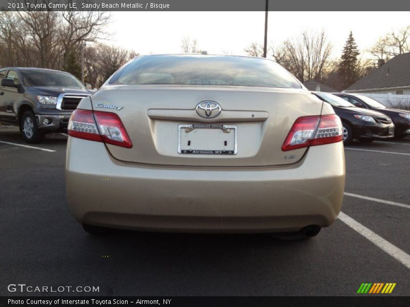 Sandy Beach Metallic / Bisque 2011 Toyota Camry LE