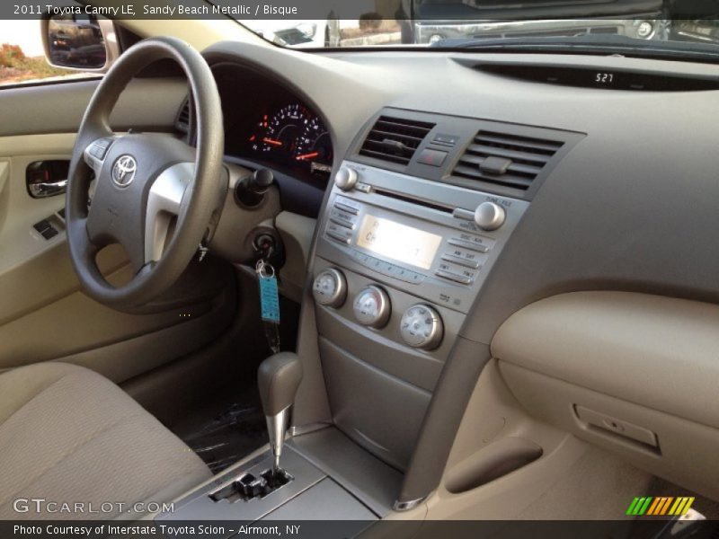 Sandy Beach Metallic / Bisque 2011 Toyota Camry LE
