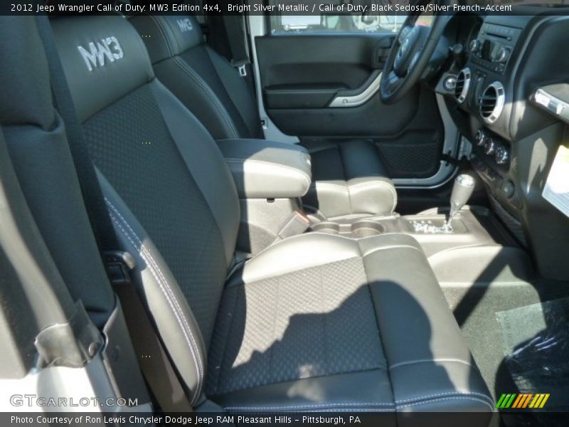 Bright Silver Metallic / Call of Duty: Black Sedosa/Silver French-Accent 2012 Jeep Wrangler Call of Duty: MW3 Edition 4x4