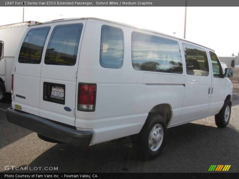 Oxford White / Medium Graphite 1997 Ford E Series Van E350 Extended Passenger