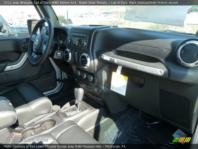 Bright Silver Metallic / Call of Duty: Black Sedosa/Silver French-Accent 2012 Jeep Wrangler Call of Duty: MW3 Edition 4x4