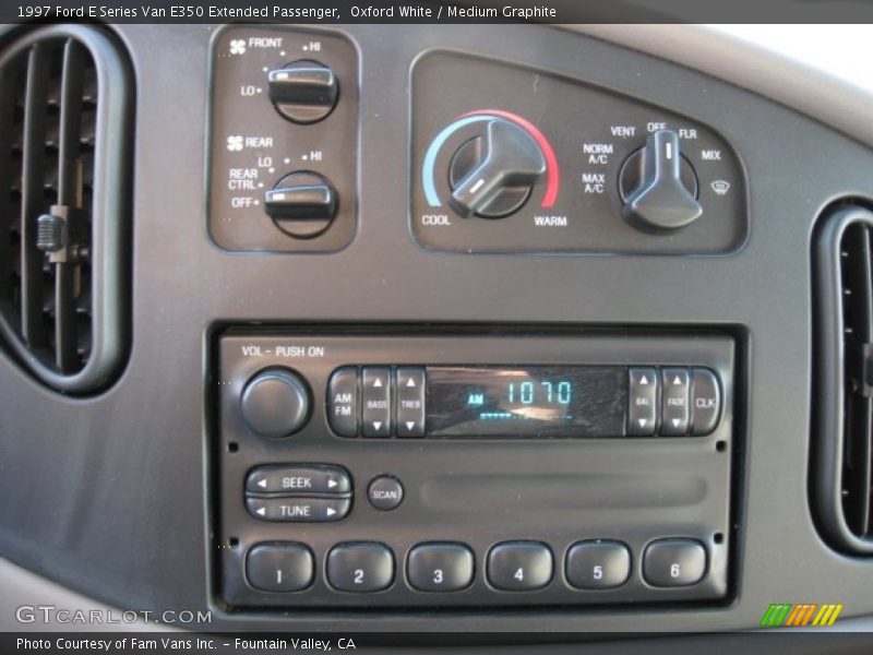 Controls of 1997 E Series Van E350 Extended Passenger