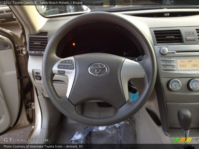 Sandy Beach Metallic / Bisque 2011 Toyota Camry LE