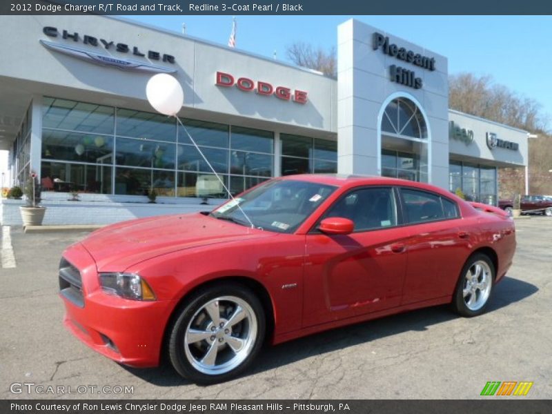 Redline 3-Coat Pearl / Black 2012 Dodge Charger R/T Road and Track