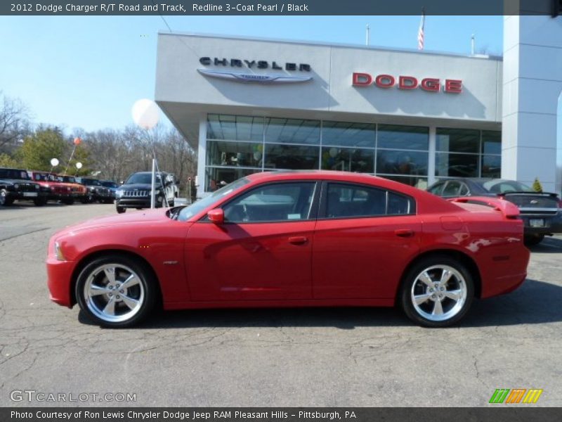Redline 3-Coat Pearl / Black 2012 Dodge Charger R/T Road and Track