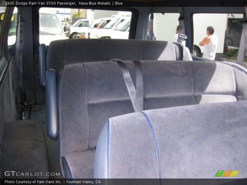 Navy Blue Metallic / Blue 1995 Dodge Ram Van 3500 Passenger