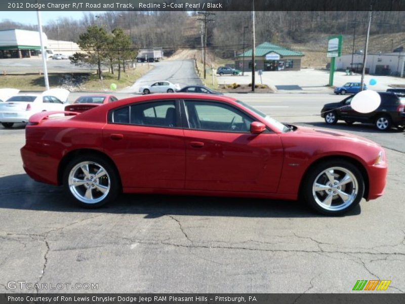 Redline 3-Coat Pearl / Black 2012 Dodge Charger R/T Road and Track