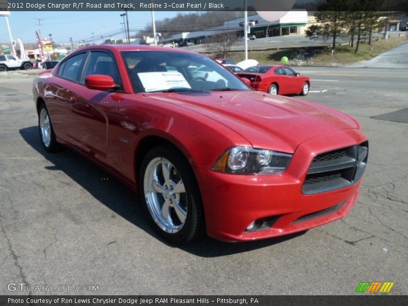 Redline 3-Coat Pearl / Black 2012 Dodge Charger R/T Road and Track