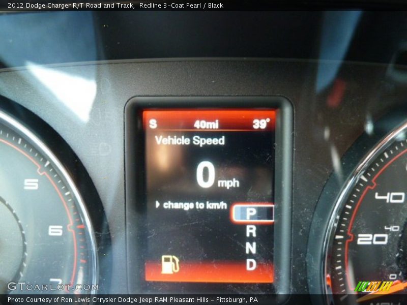 Redline 3-Coat Pearl / Black 2012 Dodge Charger R/T Road and Track