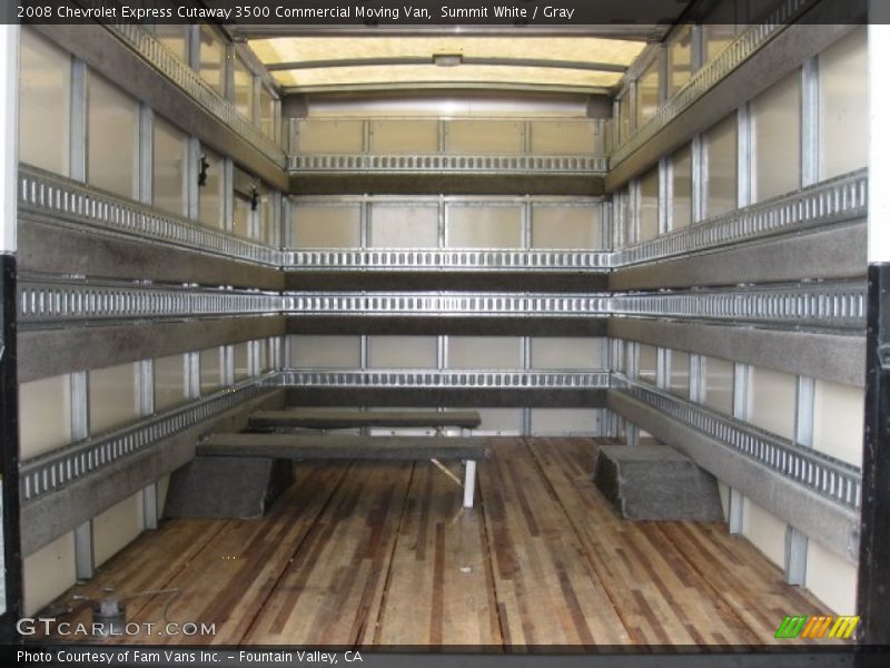 Summit White / Gray 2008 Chevrolet Express Cutaway 3500 Commercial Moving Van