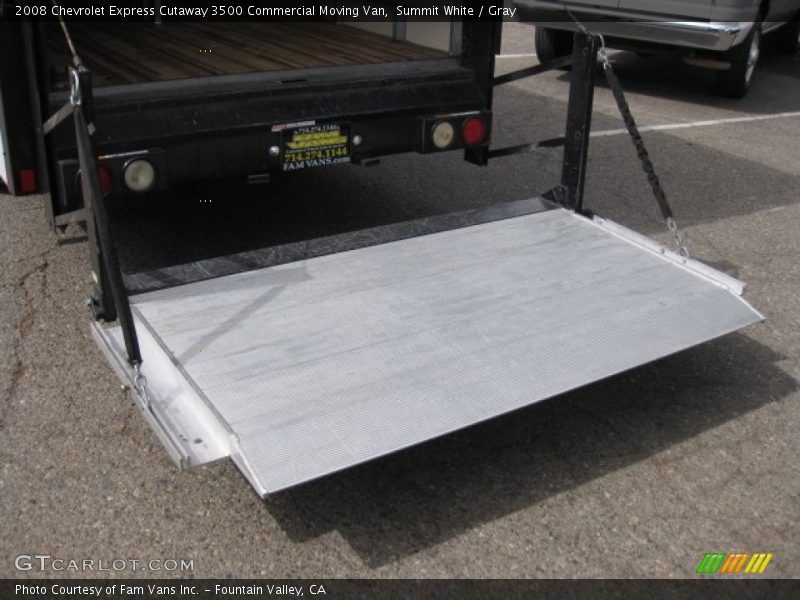 Summit White / Gray 2008 Chevrolet Express Cutaway 3500 Commercial Moving Van
