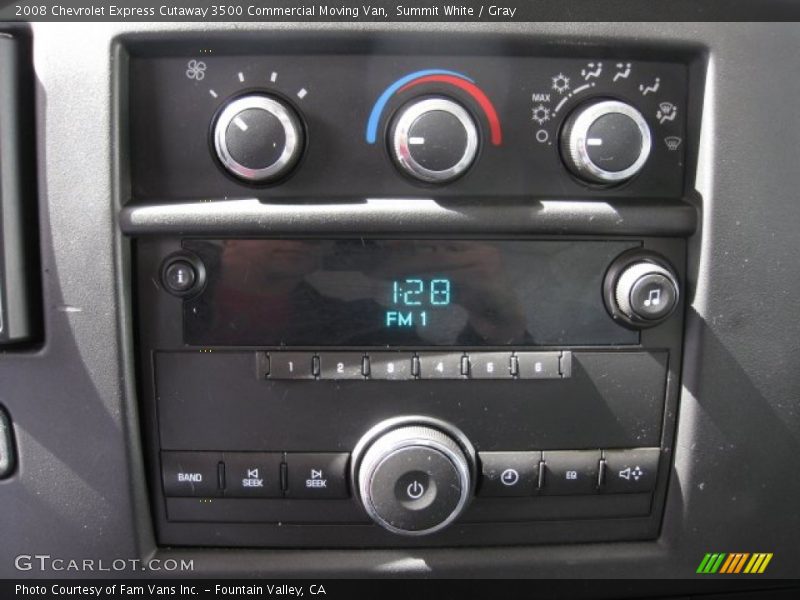 Summit White / Gray 2008 Chevrolet Express Cutaway 3500 Commercial Moving Van