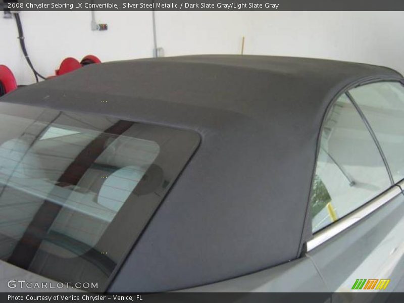 Silver Steel Metallic / Dark Slate Gray/Light Slate Gray 2008 Chrysler Sebring LX Convertible