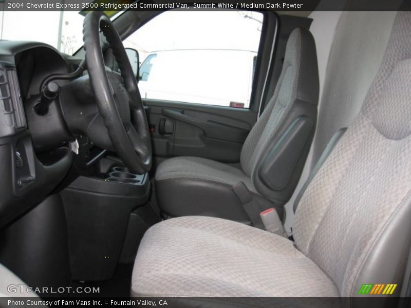 Summit White / Medium Dark Pewter 2004 Chevrolet Express 3500 Refrigerated Commercial Van