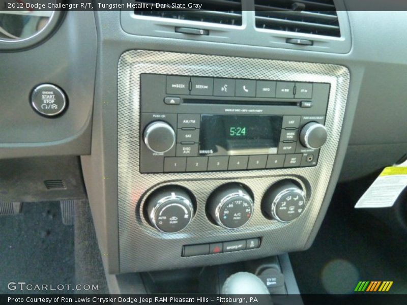 Tungsten Metallic / Dark Slate Gray 2012 Dodge Challenger R/T
