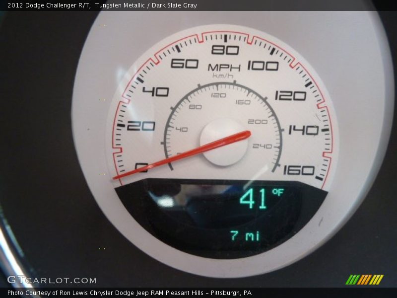 Tungsten Metallic / Dark Slate Gray 2012 Dodge Challenger R/T