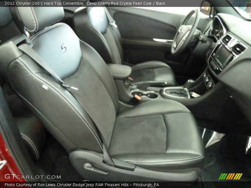  2012 200 S Hard Top Convertible Black Interior