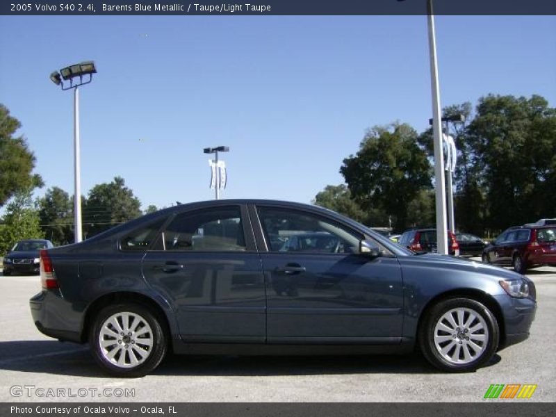 Barents Blue Metallic / Taupe/Light Taupe 2005 Volvo S40 2.4i