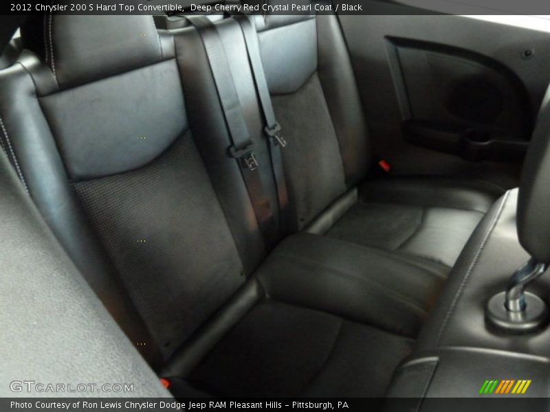 Deep Cherry Red Crystal Pearl Coat / Black 2012 Chrysler 200 S Hard Top Convertible
