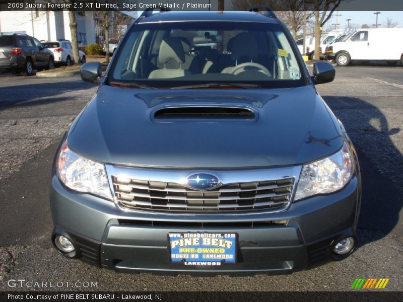 Sage Green Metallic / Platinum 2009 Subaru Forester 2.5 XT Limited