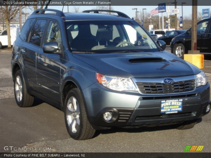 Sage Green Metallic / Platinum 2009 Subaru Forester 2.5 XT Limited