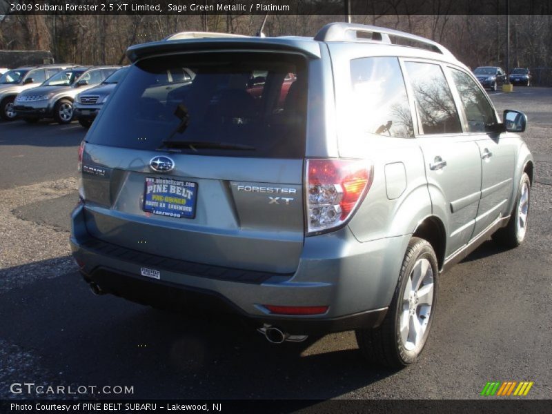 Sage Green Metallic / Platinum 2009 Subaru Forester 2.5 XT Limited