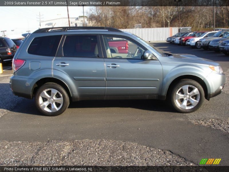 Sage Green Metallic / Platinum 2009 Subaru Forester 2.5 XT Limited