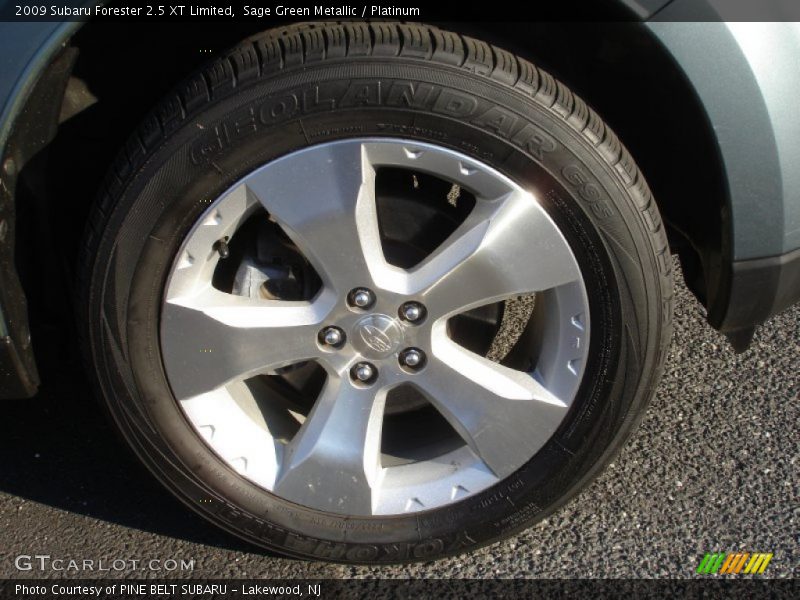 Sage Green Metallic / Platinum 2009 Subaru Forester 2.5 XT Limited