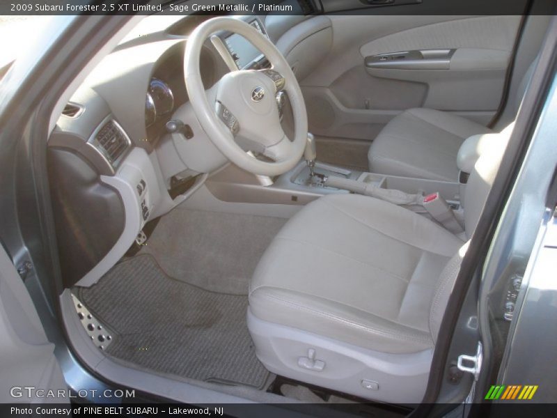 Sage Green Metallic / Platinum 2009 Subaru Forester 2.5 XT Limited
