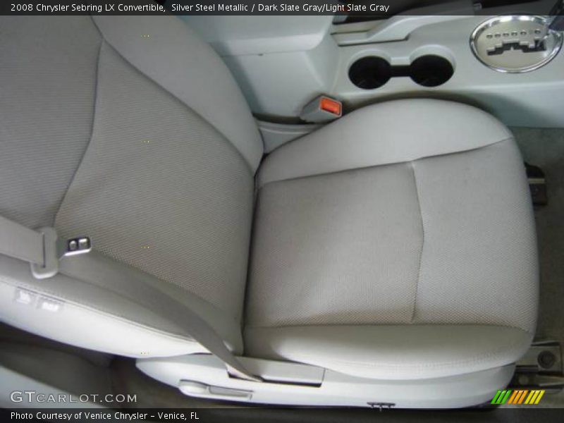 Silver Steel Metallic / Dark Slate Gray/Light Slate Gray 2008 Chrysler Sebring LX Convertible