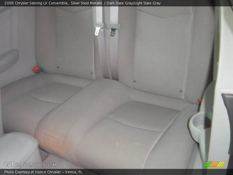 Silver Steel Metallic / Dark Slate Gray/Light Slate Gray 2008 Chrysler Sebring LX Convertible