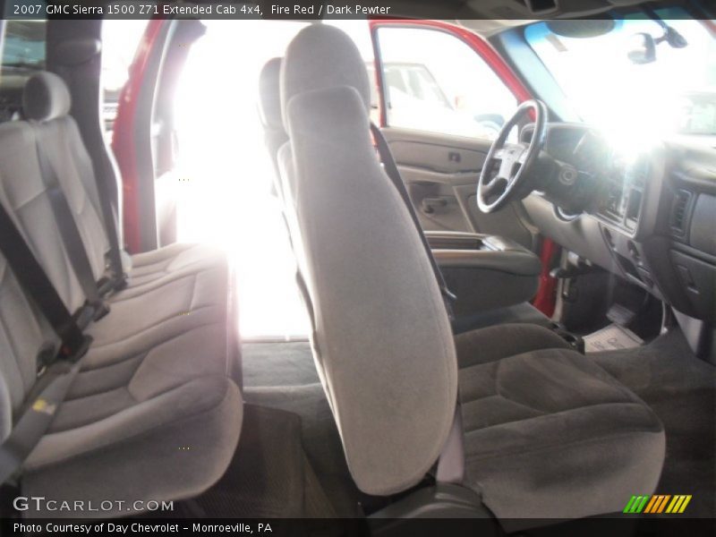 Fire Red / Dark Pewter 2007 GMC Sierra 1500 Z71 Extended Cab 4x4