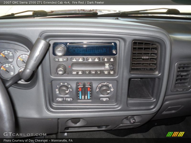 Fire Red / Dark Pewter 2007 GMC Sierra 1500 Z71 Extended Cab 4x4