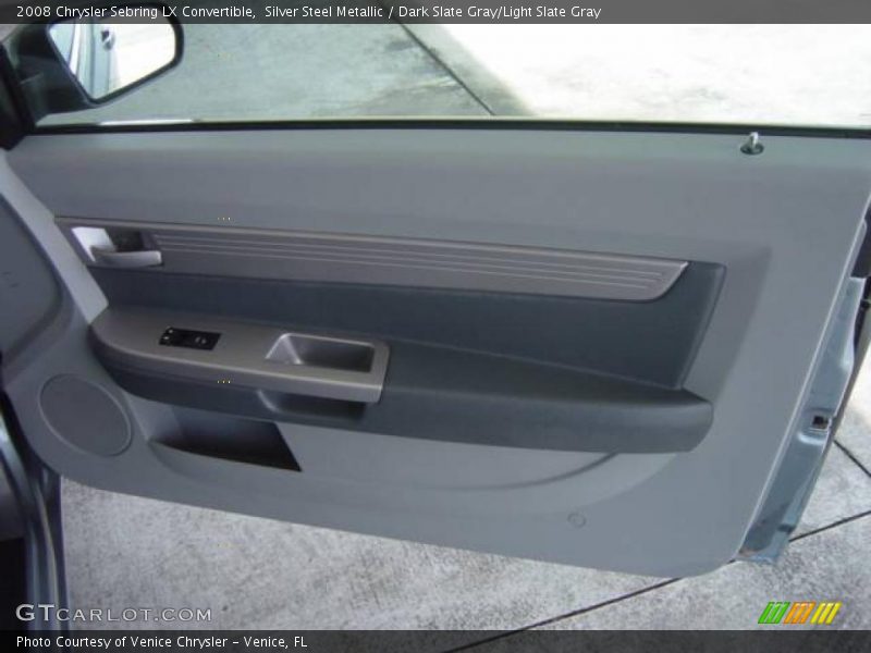 Silver Steel Metallic / Dark Slate Gray/Light Slate Gray 2008 Chrysler Sebring LX Convertible