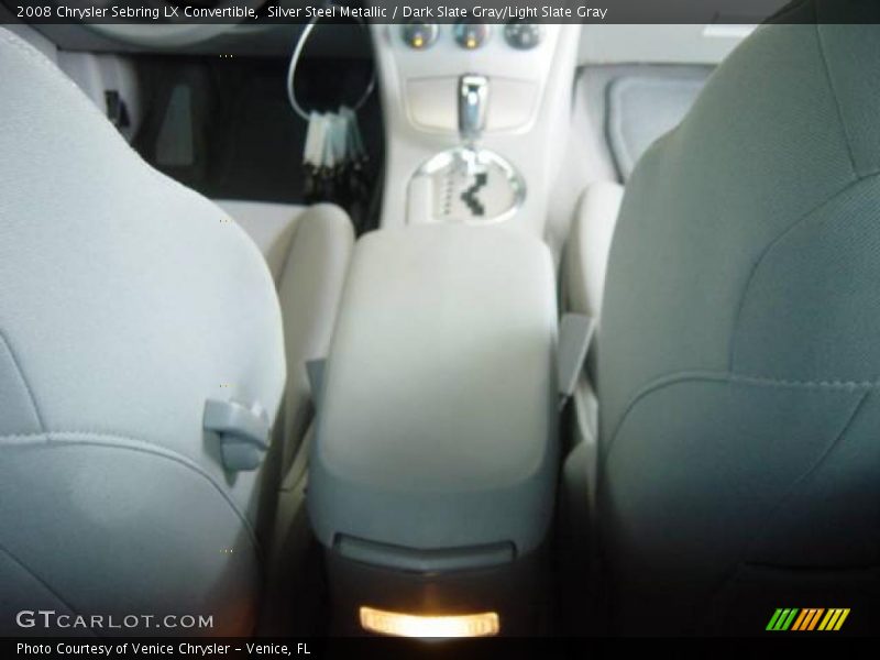 Silver Steel Metallic / Dark Slate Gray/Light Slate Gray 2008 Chrysler Sebring LX Convertible