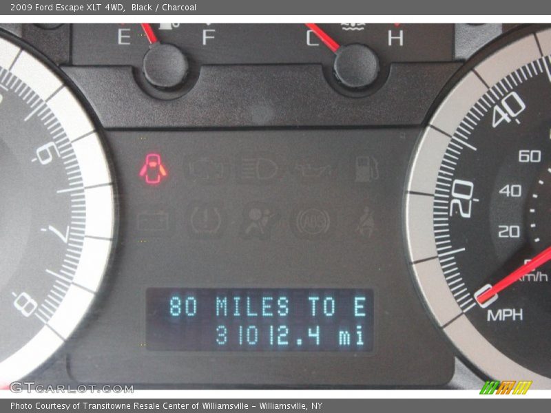 Black / Charcoal 2009 Ford Escape XLT 4WD