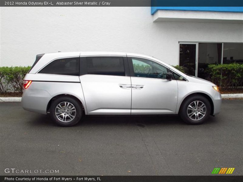 Alabaster Silver Metallic / Gray 2012 Honda Odyssey EX-L
