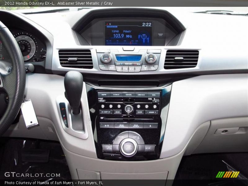 Alabaster Silver Metallic / Gray 2012 Honda Odyssey EX-L