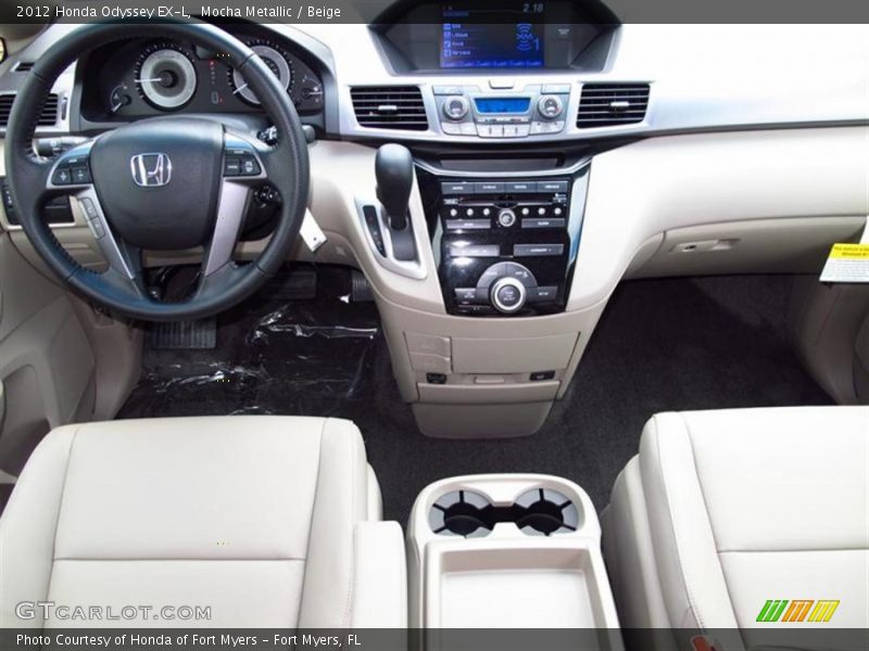 Mocha Metallic / Beige 2012 Honda Odyssey EX-L